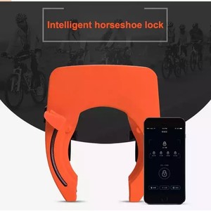 New Bicycle Lock Smart Horseshoe Lock <strong>App</strong> <strong>Scan</strong> <strong>Code</strong> Unlocking Solar Panel Long Work Bike Lock - Product Image 5