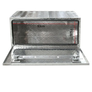 定制尺寸铝格子工具箱便携式金属存储器，用于UTE拖车丁字锁防水功能 - Product Image 2