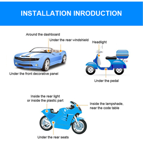 Rastreador GPS para vehículos Amplio voltaje de trabajo GPS Seguimiento en tiempo real Dispositivo para automóviles Software gratuito Rastreador GPS