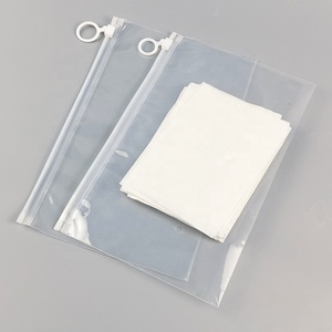 Cerniera con abbigliamento smerigliato borse impermeabili in plastica a chiusura lampo T-Shirt nera riutilizzabile imballaggio gioielli borsa con chiusura a Zip con stampa personalizzata - Product Image 1