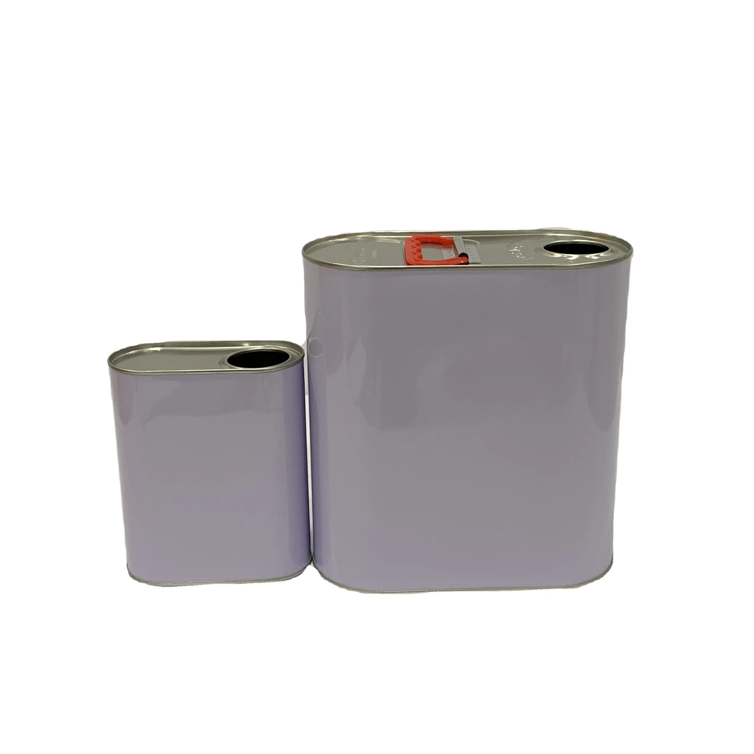 Lattine ellittiche 1L/4L ad alte prestazioni per il confezionamento di prodotti chimici pacchetto di sigarette in metallo contenitore di spezie per caffè