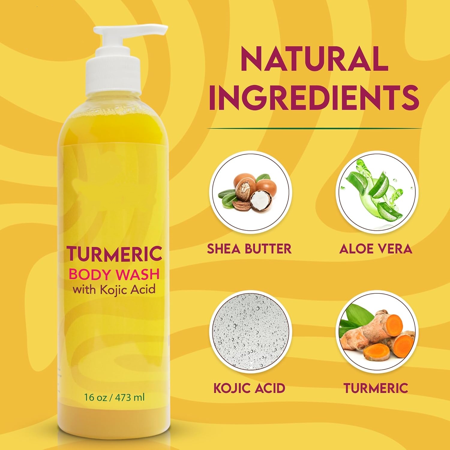 Nettoyant pour le corps curcuma