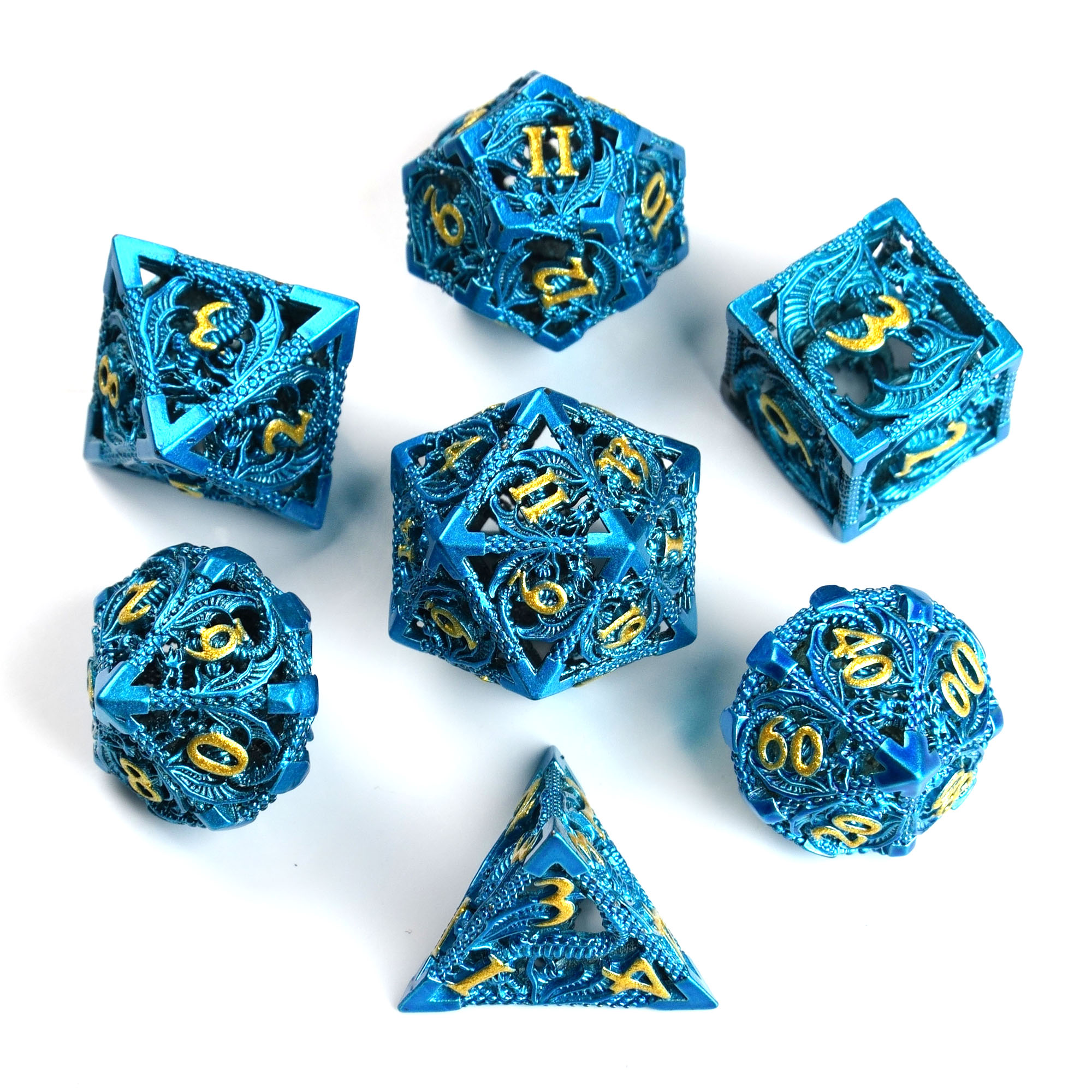 Blue / gold numbers
