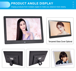 12 inç en iyi Gif USB fotoğraf müzik Video çok fonksiyonlu medya oynatıcı dijital fotoğraf çerçevesi LCD TV - Product Image 5