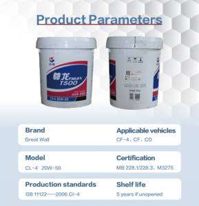 Great Wall Zunlong T500 CI-4 20W-50 Synthetic Diesel Engine <strong>Oil</strong> API Certified Universal SAE Factory Direct Delivery Lubricant - Product Image 5