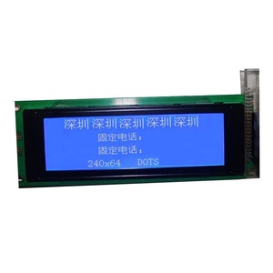 240x64 lcd FSTN black-white graphics lcd module shenzhen manufacturer 240*64 lcd <strong>display</strong> module dot matrix monochrome <strong>display</strong>