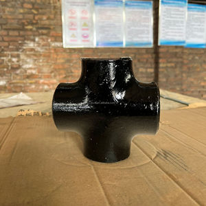 Ansi b16.9 A234 wpb BW phụ kiện 2 "Ống TEE mông ống thép carbon chéo thẳng chéo 4 cách bằng nhau chéo - Product Image 3