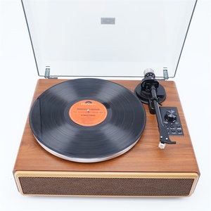 New Wooden Gramophone Vinyl Turntable Record Player with 3.5mm Aux in <strong>RCA</strong> Out,with <strong>USB</strong> Play &amp; Encoding,bluetooth <strong>Input</strong> &amp; <strong>Output</strong> - Product Image 2