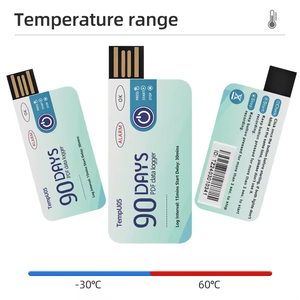 Registrador de datos de temperatura USB TempU05 de alta sensibilidad 90 días - Product Image 2