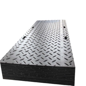 Heavy Duty 4X8 Nhựa Uhmwpe Hdpe Tạm Thời Xây Dựng Máy Xúc Thảm Đường Đầm Lầy Sàn Đất Mat - Product Image 1