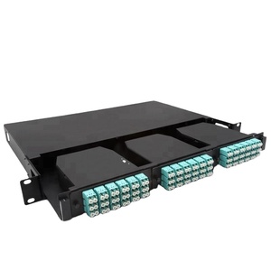 24 Core Fiber Optic Distribution Frame 19&quot; Cabinet ODF Rack Mount With SC/APC Couplers/Adapter <strong>And</strong> pigtails - Product Image 1