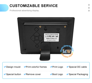 Shenzhen Factory Direct Selling 7 Inch 3gp Plastic the Thinnest Digital Photo Frame <strong>Module</strong> - Product Image 3