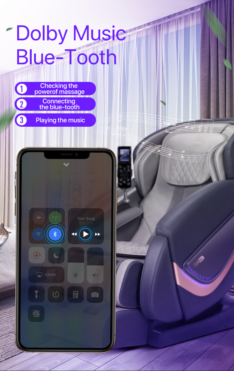 Jare A8 New Arrival Factory Price 4D Massage Heating Vibrator Shiatsu Kneading Electric Hot Sales  Full Body Massage Chair