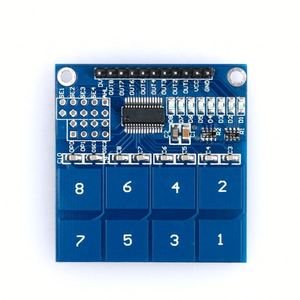 Hot Sale 8 Way Digital Touch <strong>Capacitive</strong> <strong>Sensor</strong> Switch Module TTP226