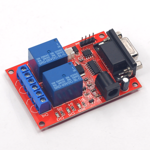 SR-104A serielles Portensteuerungsmodul 2-Way-Relay-Verzögerungsrelay einzelner Chip-Mikrocomputer-Controller fertigplatine