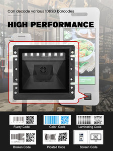 AK-M2H 2D <strong>QR</strong> Embedded Bar <strong>Code</strong> for Kiosk, Bus Ticket Validator POS Terminal - Product Image 4