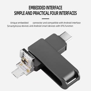 热卖多微Otg通用4合1闪存盘C型u盘128Gb 3.0 u盘256Gb Pendrive - Product Image 4