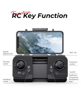 Máy bay không người lái chụp ảnh trên không H16 4K HD 360 ° với tính năng tự động di chuột và điều khiển cử chỉ - Product Image 5