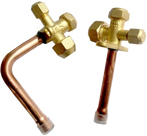 Copper <strong>AC</strong> Service Split Valve <strong>for</strong> Home Use Air Conditioning Components Suitable with R404A &amp; R134A Refrigerants - Product Image 4