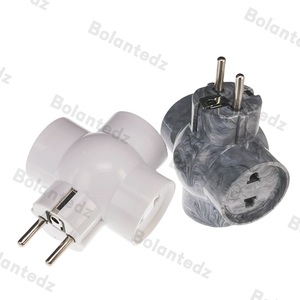 European <strong>Plug</strong> 3-way <strong>Plug</strong> /socket <strong>16A</strong> 2p 250V EU Wall Socket Adapter German French Russian Electrical <strong>Plug</strong> and Socket - Product Image 6