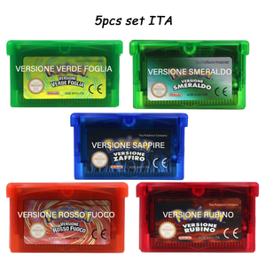การ์ดวิดีโอเกมภาษาอังกฤษอิตาลีสเปน,การ์ดเทรดดิ้งสำหรับ GBA Pokmon Emerald - Product Image 4
