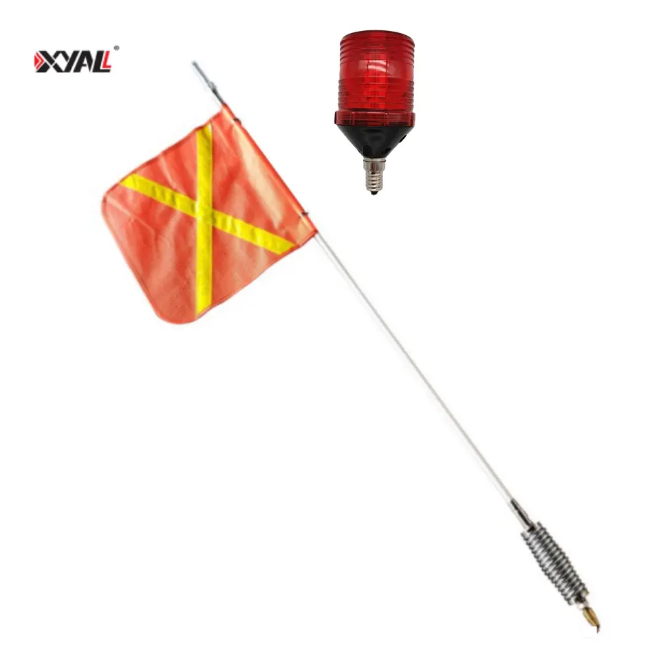 Mạnh Mẽ Linh Hoạt Mine 1.2M 1.8M 3.6M Buggy Cờ Khai Thác Mỏ ATV Xe Tải Nặng Off Road An Toàn Nhấp Nháy Nhấp Nháy Bóng Đèn Đèn LED Roi Ánh Sáng