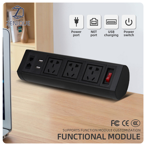 Office Desktop Multi Outlets Power Konferenz tisch Schreibtisch Tisch klemme abnehmbare Steckdose mit USB C-Buchsen - Product Image 2