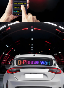 Panel de pantalla LED de camión controlado por aplicación con función de mensaje de desplazamiento Flexible Evil Eye Demon Eye Custom LED Screen Car Light - Product Image 6