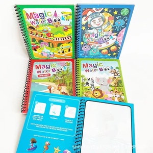 Çocuk DIY oyuncak Graffiti kalem kullanımlık boyama kitabı büyülü su resimli kitap boyama çizim kurulu eğitici oyuncak - Product Image 4