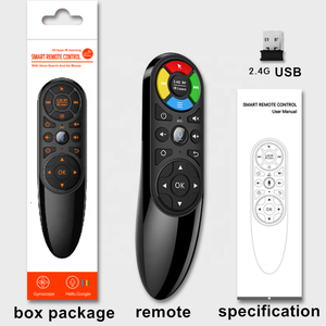 Kablosuz 2.4G evrensel akıllı uzaktan kumanda USB alıcısı ile tüm anahtar IR öğrenme sesli arama ve hava fare kullanımı TV için OTT kutusu - Product Image 2