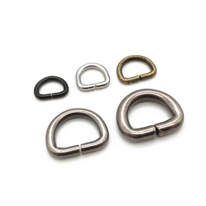 Custom Color Metal <strong>D</strong>-rings Brass <strong>D</strong> Ring <strong>Loop</strong> Buckle for Bag Backpack - Product Image 4