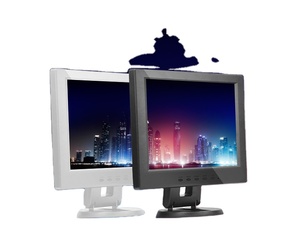 Nueva llegada VGA/BNC/AV entrada alto brillo CCTV pequeño ordenador pantalla táctil 10 pulgadas Lcd HD Monitor