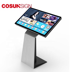 Cosun 55 pollici Computer vetrina multimediale tavolo digitale per interni interattivo in piedi chiosco informativo Touch Screen Android - Product Image 3