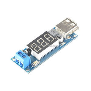 Módulo DC-DC paso módulo de dos voltímetro 5V USB cargador de fuente de alimentación de entrada 4,5 V-40V salida 5V 2A - Product Image 1