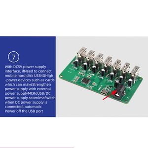 30cmショートミニUSB2.0Aオス-B5ピンオスPCデータ充電ケーブルリードコード - Product Image 4