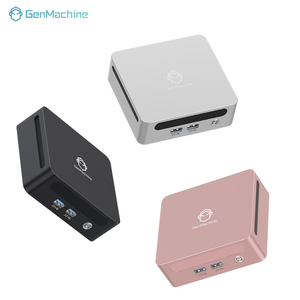 GenMachine Ryzen 9 5900HX <span class=keywords><strong>Mini</strong></span> PC singolo 1000M LAN 32GB DDR4 1TB NAS Server Octa Core Single Fan ibrido raffreddamento a liquido nuovo - Product Image 4