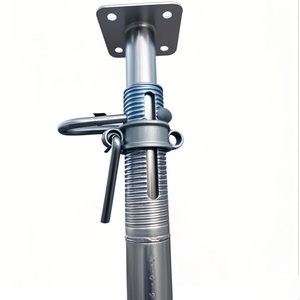 可调传统设计钢架建筑脚手架杆建筑模板钢支撑千斤顶柱 - Product Image 1