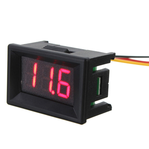 0,56 Zoll Mini-LED-Anzeige feld Rot Grün Blau Voltmeter für den Heimgebrauch 2 Digital DC 4,5 V 30V 2 Drähte für Raspberry Pi - Product Image 2