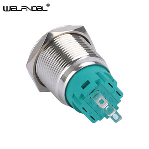 Welfnobl 24โวลต์ปุ่มกดสวิตช์ LATCHING LED ปุ่มกดกันน้ำ - Product Image 4