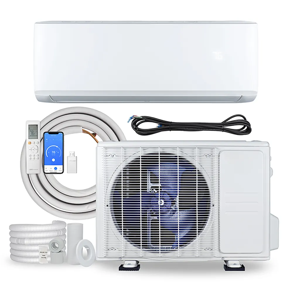 Ar Condicionado tipo AC montado na parede, mercado dos EUA, ar condicionado split, ar condicionado sem duto, mini unidade de ar condicionado split