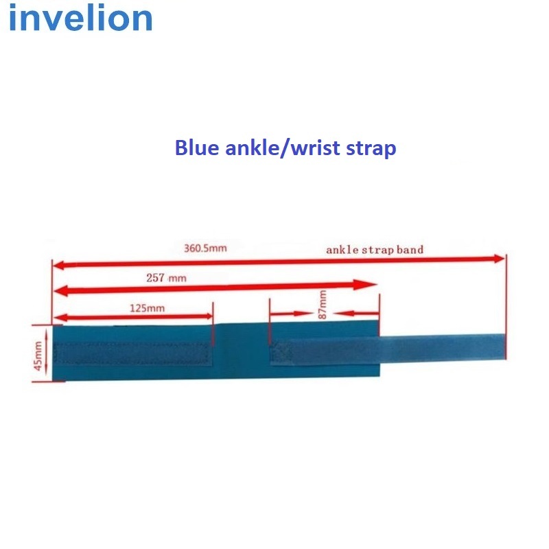 Blue ankle/wrist strap