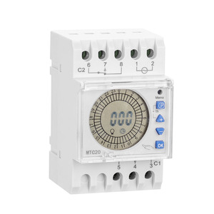 Interruttore Timer digitale ManHua MTC20 con retroilluminazione LCD programmabile Timer Timer di controllo