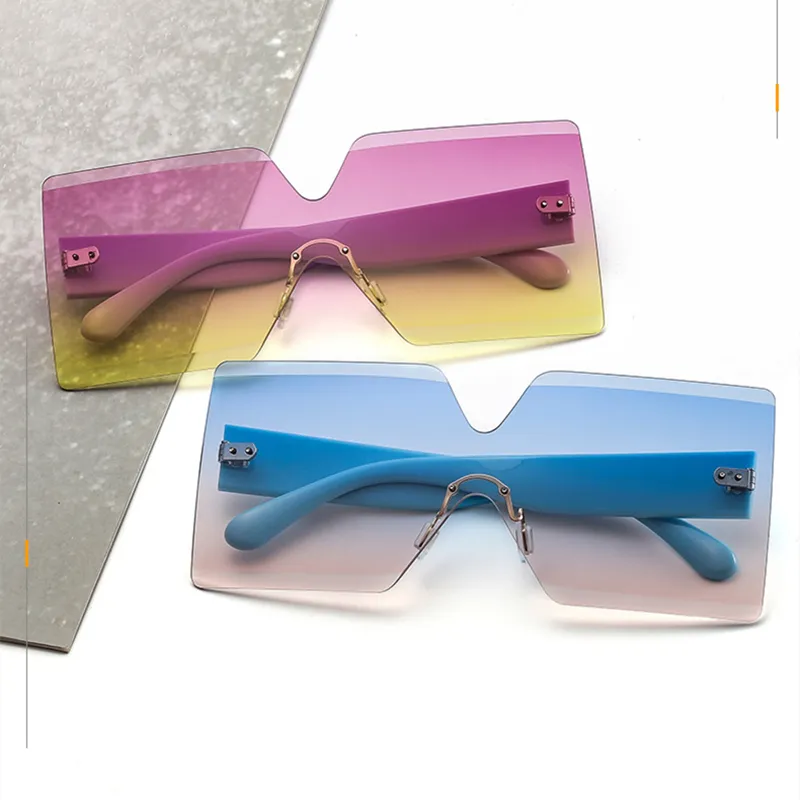 Sonnen brillen mit logo rahmenlose frauen großhandel-shades-sonnenbrille poto chrome plattierte matrix benutzer definierte sonnenbrille männer