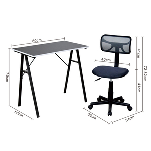 Metallrahmen Mdf Computer PC Tisch Kleiner PC Computer Schreibtisch und Stühle Set - Product Image 6