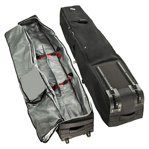Custom Large Travel Ski Bag With Wheels Waterproof Padded Snowboard Bag for Air Travel Double Ski Bag - Product Image 2