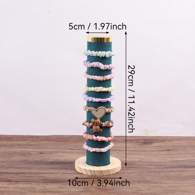 Rack de tête de phnom penh simple à base de bois rond vert