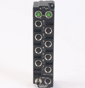 BECKHOFF Caja EtherCAT con entrada digital de 8 canales 24 V DC 3 Ms M8 Interfaz analógica - Product Image 3