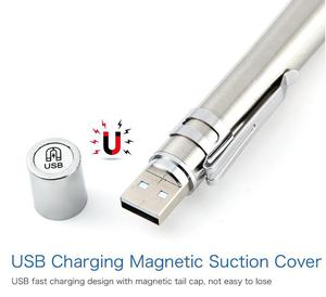 RTS 2 in 1多機能LEDペンライトホワイトとイエローペンライトナースドクターUSB充電式ポケットペンライトトーチ - Product Image 3