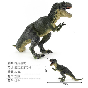 侏罗纪动物系列仿真霸王龙各种静态人物聚氯乙烯塑料冷冻玩具恐龙世界玩具模型 - Product Image 5