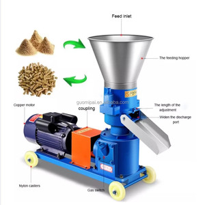 Industrielle Heimgebrauch Maschine zur Herstellung von Flach düsen pellets Neues Kühlmittels ystem für Kaninchen fisch Nutztiere Futter für die Verarbeitung zu Hause - Product Image 3